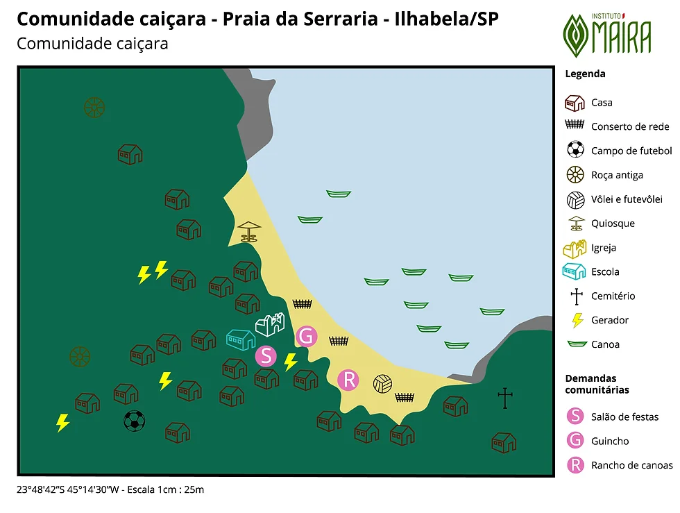 Mapa comunidade Serraria